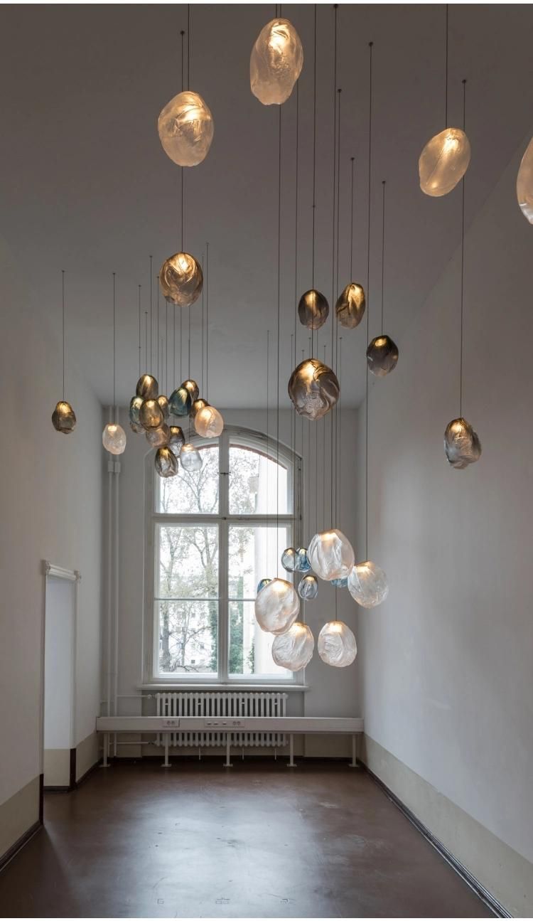 Round White Custom Modern Decorative Hanging Pendant Light