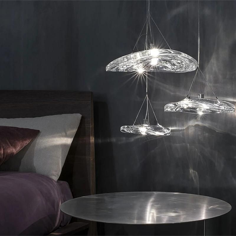 2022 Postmodern New Design Jellyfish Glass Shape Pendant Light
