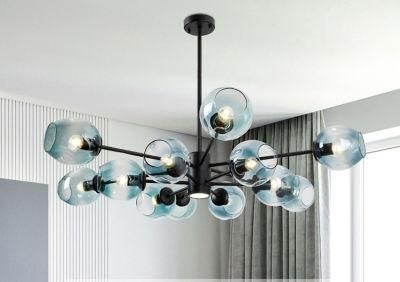 Indoor Modern Pendant Light Iron Retro Loft Pendant Lamp Metal Hanging Restaurant Lighting for Living Room Decoration
