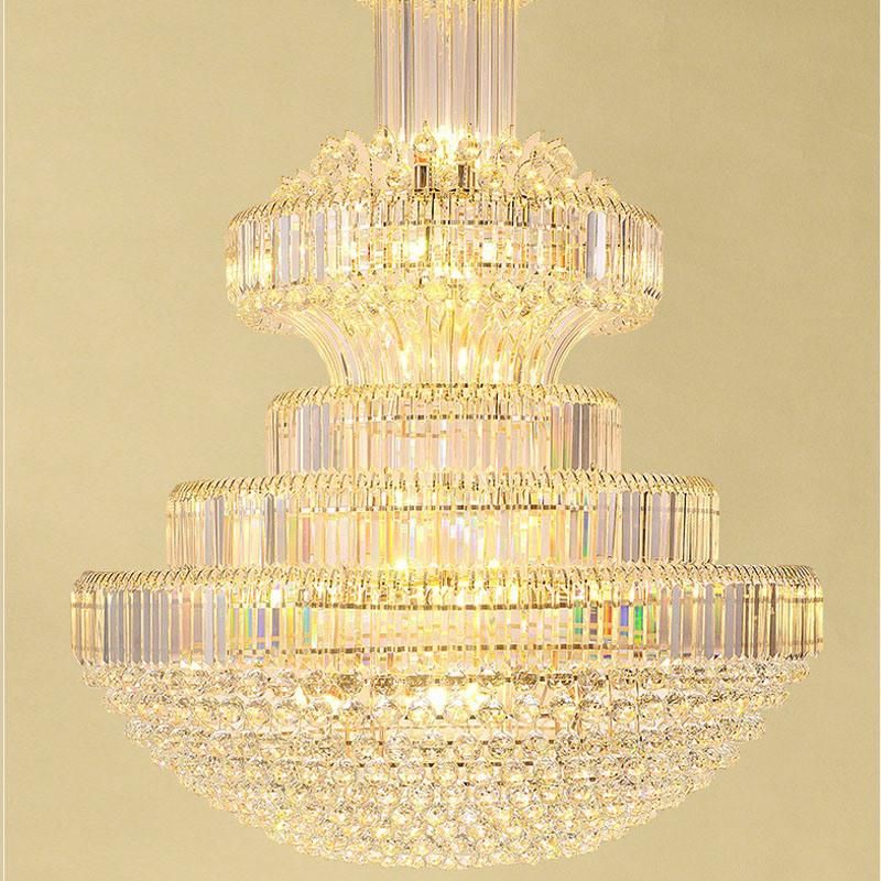 Crystal Chandelier Villa Living Room Contracted Modern Lobby Hall Stair Lighting