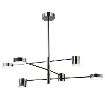 Modern Fashion Black Gold White LED Ceiling Suspended Chandelier Light