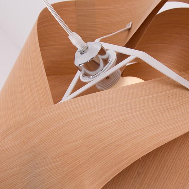 Wooden Creative Chandelier Asian Style Dining Room Pendant Lamp Light