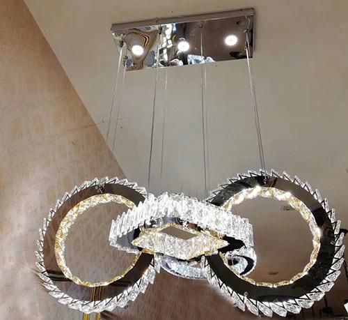 Indoor Lighting Modern Crystal Chandelier with K9 for Dinner Room