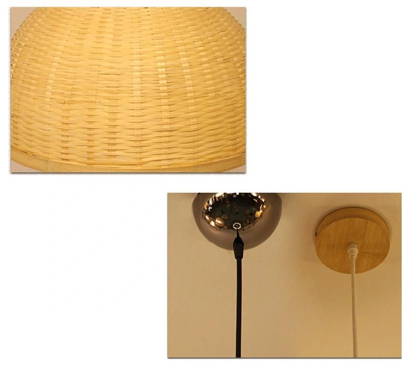 Modern Bamboo Hanging Hotel Decorative Indoor Chandelier