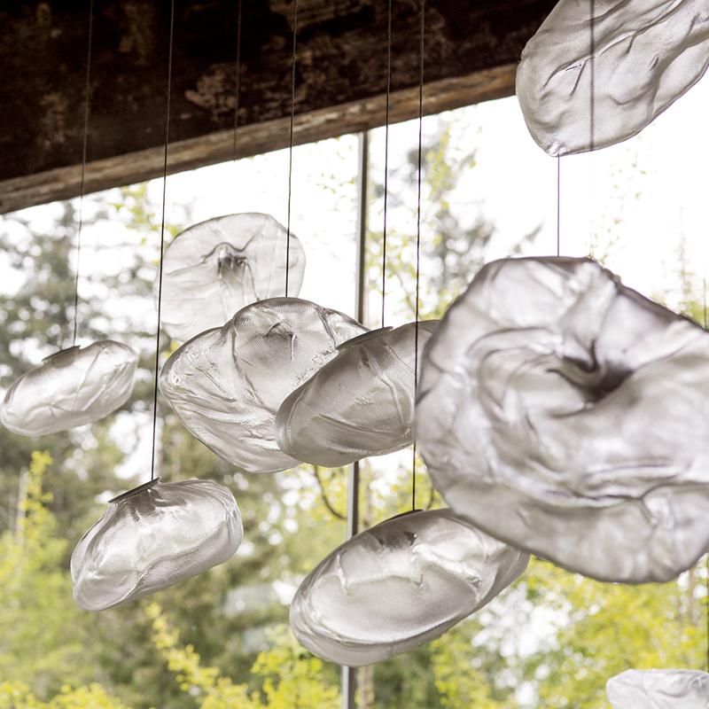 Scandinavian Pendant Light Personality Glass Suspension Bar Decoration Designer Dining Room Pendant Light (WH-AP-252)