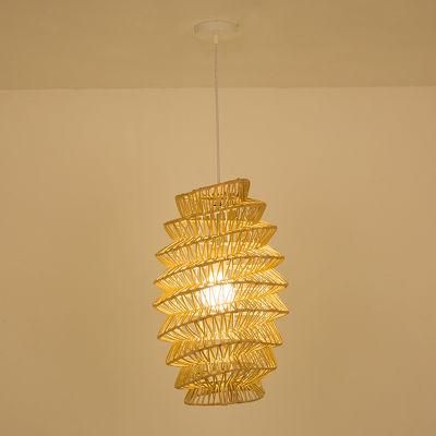 Wooden Lantern Chandelier Asian Style Dining Room Restaurant Pendant Lamp