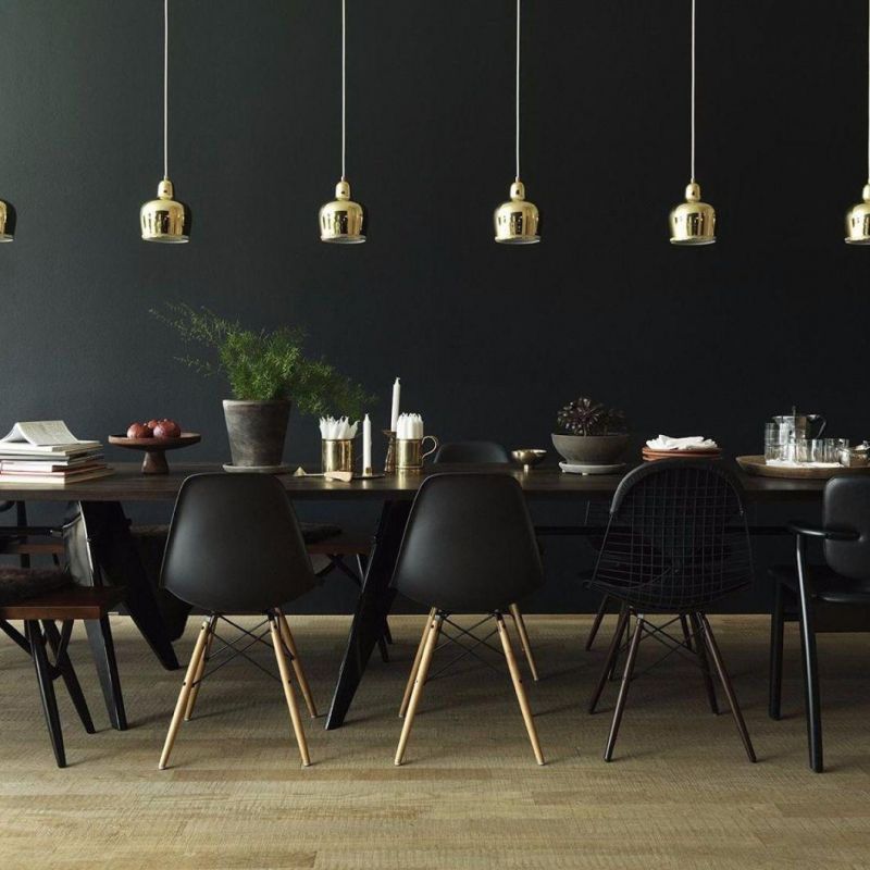 Nordic Style Admiralty Bell Metal Pendant Lamps