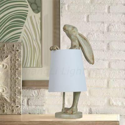 American Table Lamp Modern Design Table Lamp Animal Rabbit Shape Nordic Table Lamp manufacture