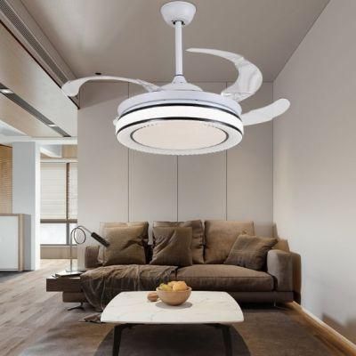 Dafangzhou Lighting China Light Ceiling Gold Crystal Modern Luxury Combo Lighting Fan Chandelier Supplier 72W Black and Gold Pendant Light