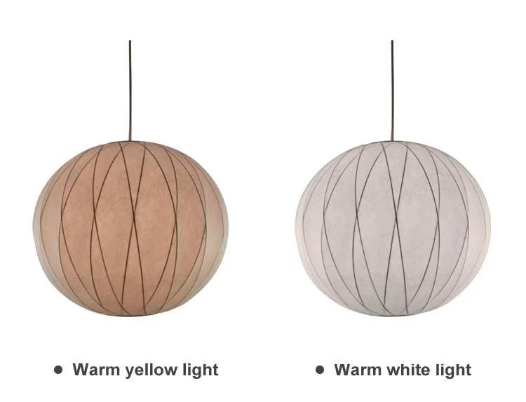 Hight Quality Products LED Round Ball Pendant Lights Modern Sur Pied Bamboo Stairwell Chandelier