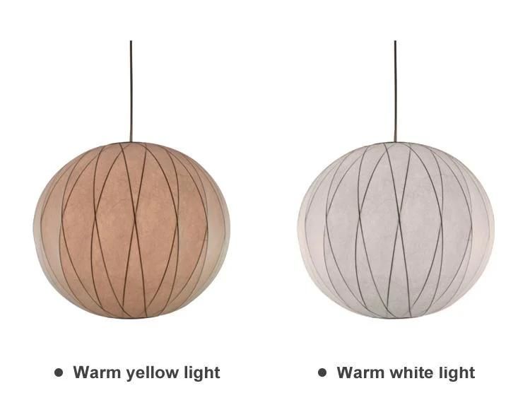 Hight Quality Products LED Round Ball Pendant Lights Modern Sur Pied Bamboo Stairwell Chandelier