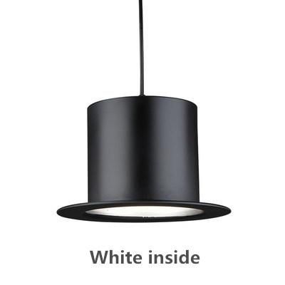 Industrial Hat Chandelier Clothing Shop Cafe Creative Single Head Lamp Restaurant Bar Black Chandelier (WH-VP-85)