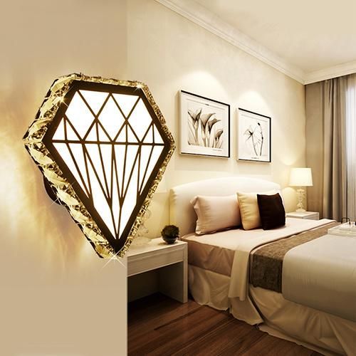 Hotel Modern K9 Crystal Wall Lamp for Room Decoration