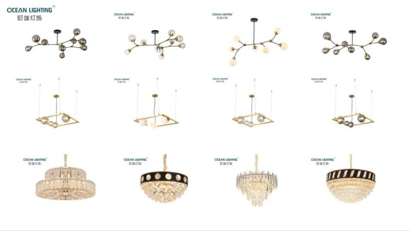 2020 Year New Deisgn Crystal Chandelier Pendant Lamp for Hotel Project Restaurant Living Room