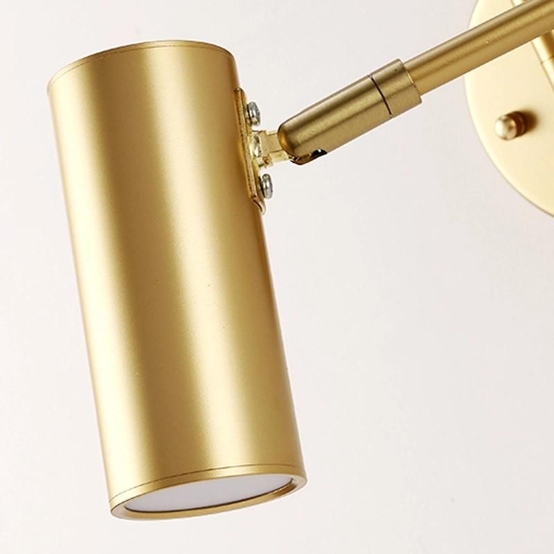 Bedroom Bedside Reading Light Modern Study Folding Telescopic Rocker Arm Wall Lamp
