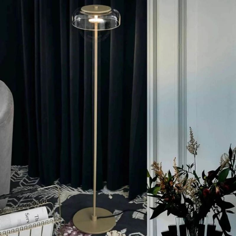 Postmodern LED Floor Lamp Nordic Gold Iron Floor Lamps for Living Room Stand LED Light (WH-MFL-120)