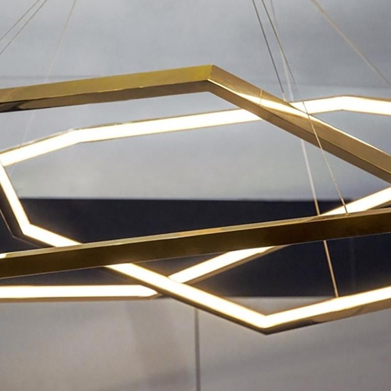 Geometric Design Pendant Lamp Bedroom Living Room Dining Room Chandelier