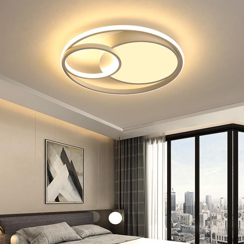 Circle Roundness Ceiling Lamp Pendant Lamp Chandelier Living Room Lamp LED