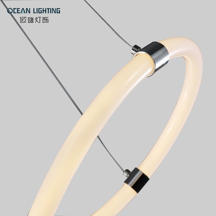 Luxury Modern Indoor Linear Gold Pendant LED Light