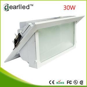 Epistar SMD5730 Chip 30W Adjustable LED Rectangular Downlight Recessed Downlight