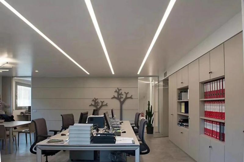 Special Length Acceptable Recessed Dry Wall LED Alu Profile with Flange