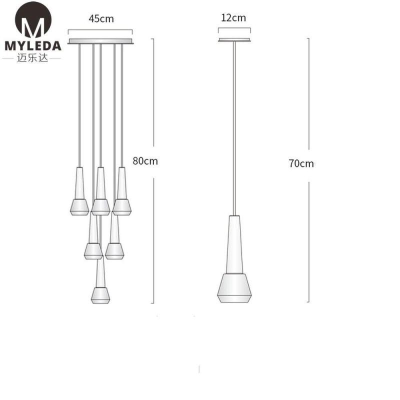 Hanging Light Glass Lamp Shade Kitchen Lighting