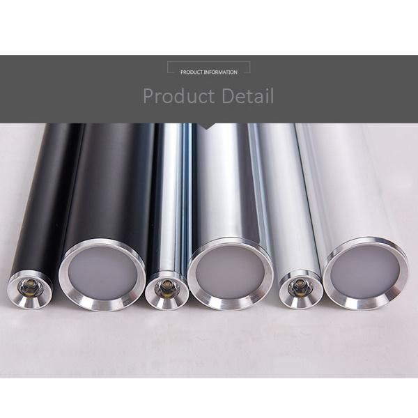 Reception Long Tube Cylinder Metal Hanging Pendant Lamp Adjustable Suspention for Bar Counter