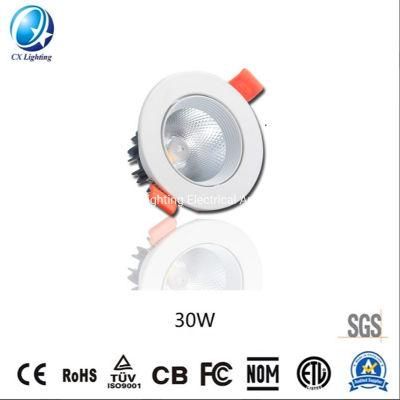 Factory Wholesale IP64 7W 12W Frameless LED Downlight Hotel Downlight with 75mm Cut out Recessed Pinhole Downlight