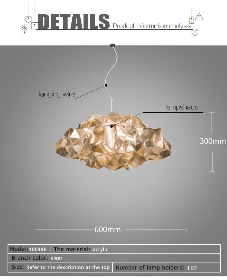 Modern Indoor Hanging Lighting Pendant Lamp