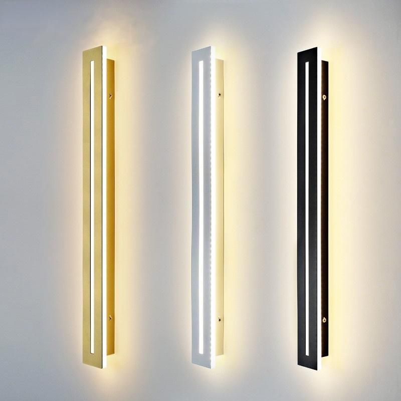 Simplicity LED Line Wall Lamp Modern Bedroom Living Room Background Wall Decor Lamp Restaurant Bar Long Strip LED Wall Lights