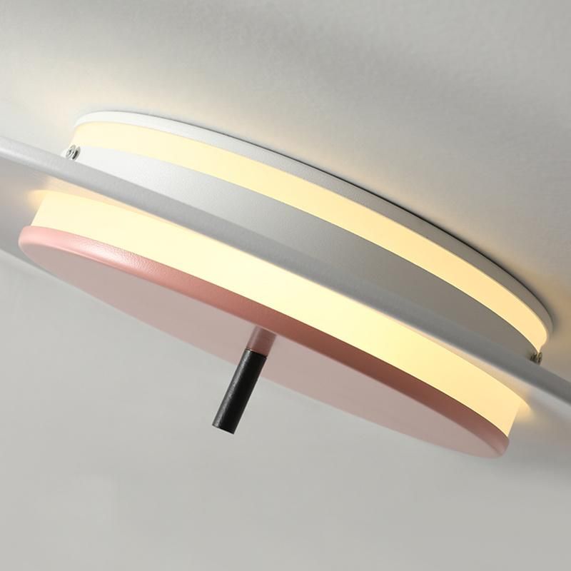 Circular Concise Style Ceiling Light Pendant Lamp Chandelier Living Room Lamp