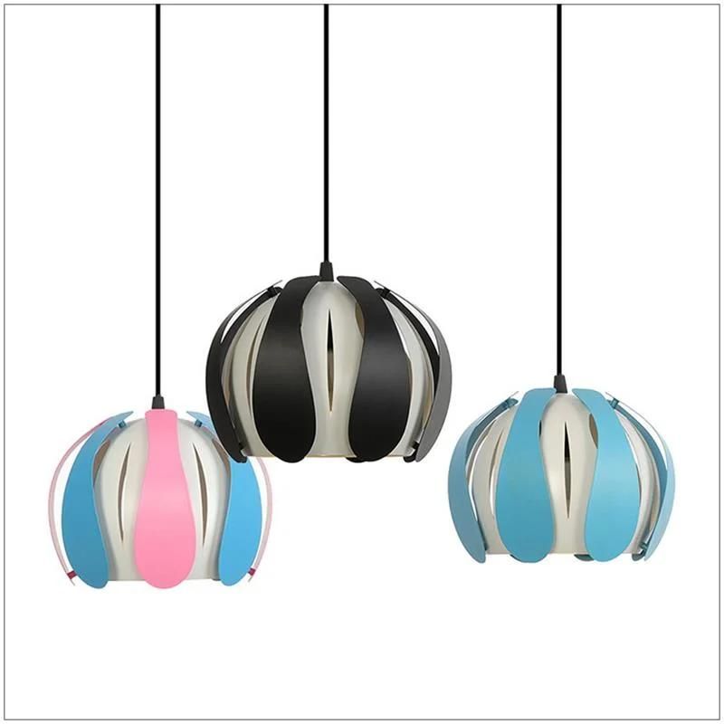 Modern Retro Nordic Style Pendant Light Home Indoor Wrought Iron Chandelier