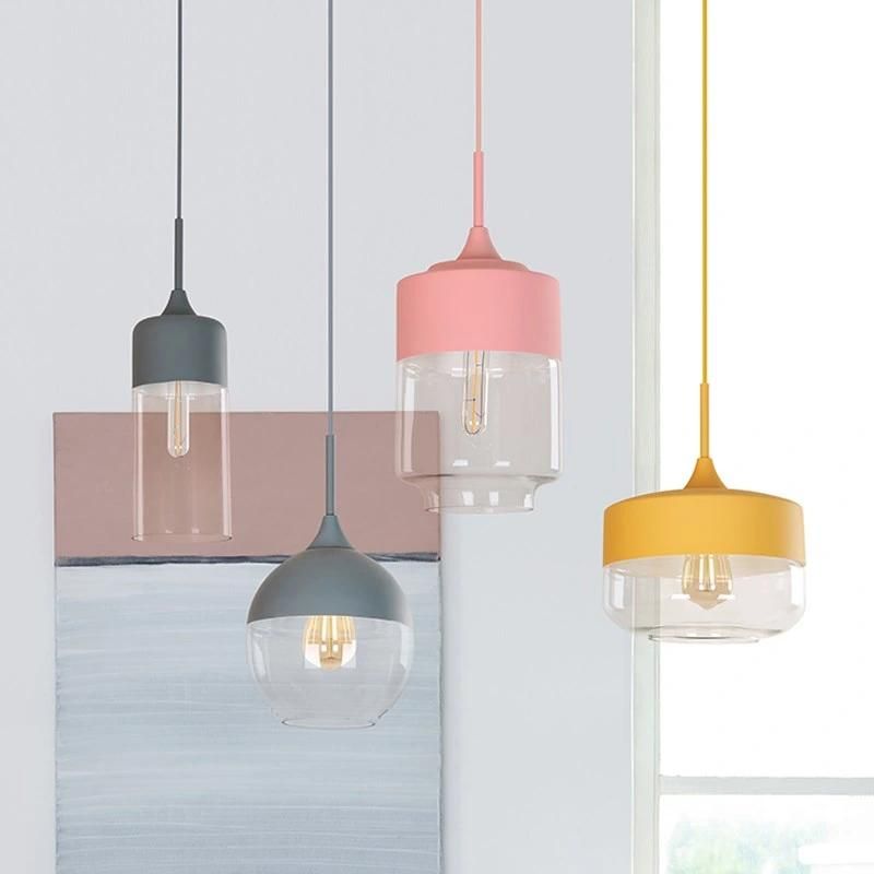 Geometric Drop Glass Pendant Light Fixtures for Indoor Home Lighting Fixtures (WH-GP-16)