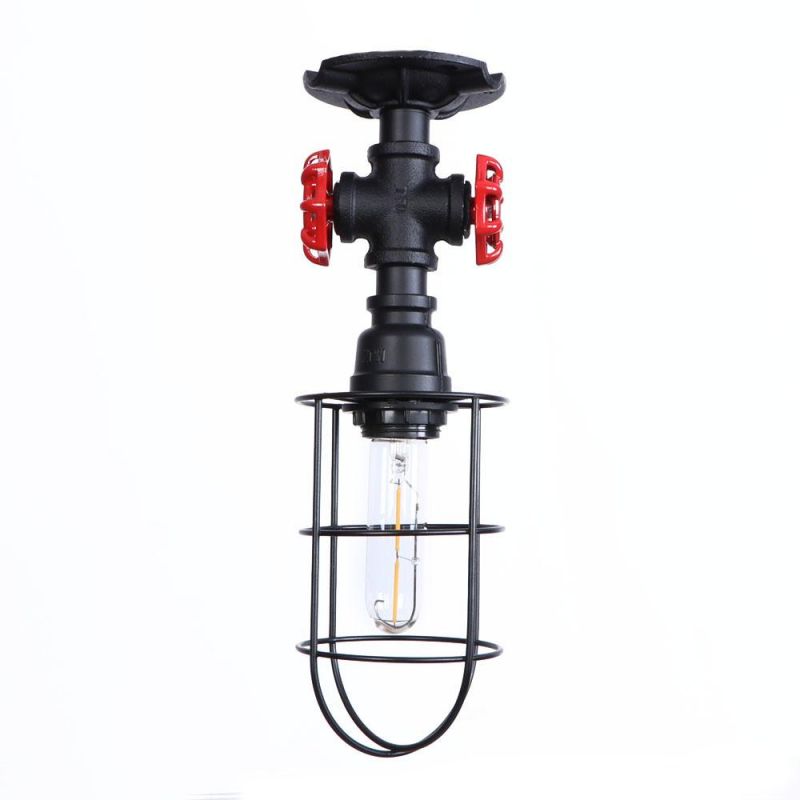 Industrial Loft Small Simple Corridor Bedroom Side Room Dining Room Steampunk Ceiling Lamp (WH-LA-37)