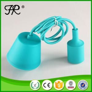 Blue DIY Industrial Silicone Pendant Light for Outdoor