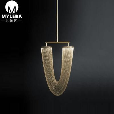 Decorative Room Project Hotel Lobby LED Modern Pendant Lamp