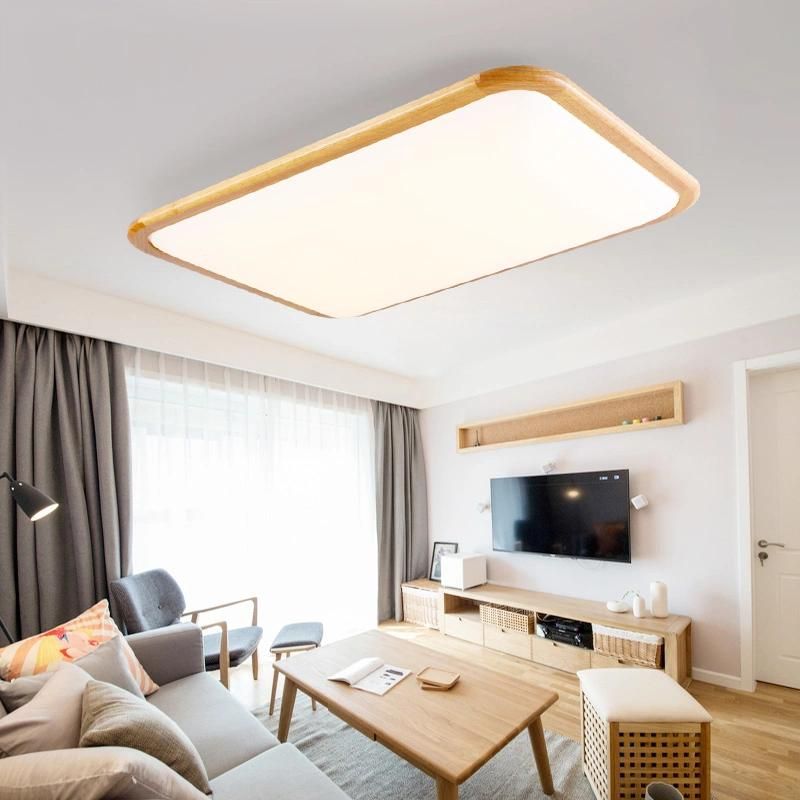 Simple Bent Wood Ceiling Light Fixtures for Indoor Home Lighting Lamp (WH-WA-08)