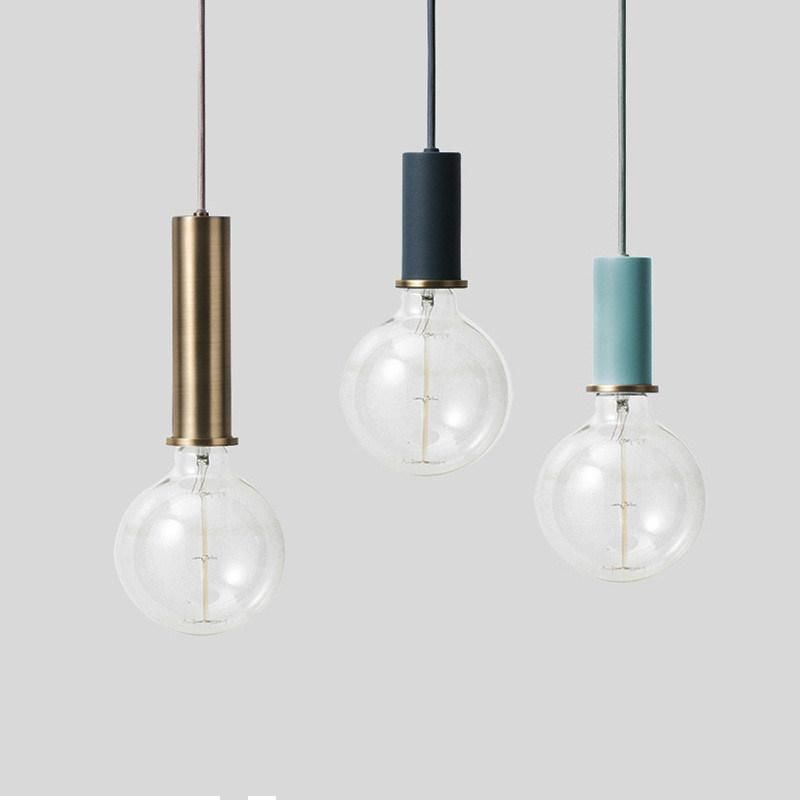 Colorful Pendant Light Fixture Small Metal Hanging Lamp Luminaire Kitchen Dining Room Effect Lamp (WH-GP-68)