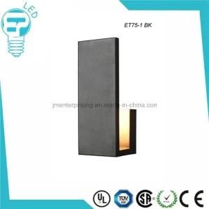 Et75-1 Black L Shape LED Wall Light Outdoor Lamp