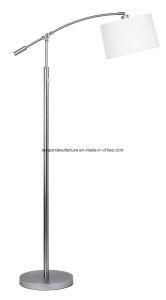 UL/cUL/Ce Adjustable Floor Lamp with Brush Nickel Finish