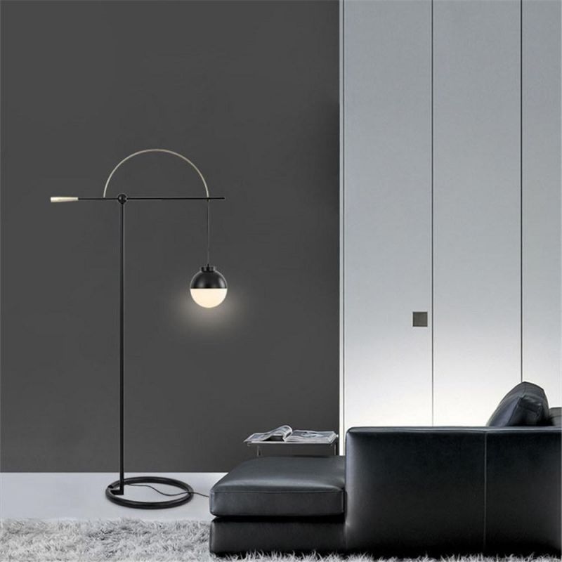 Modern LED Living Room Bedside Lights Home Deco Lighting Glass Ball Floor Lamps