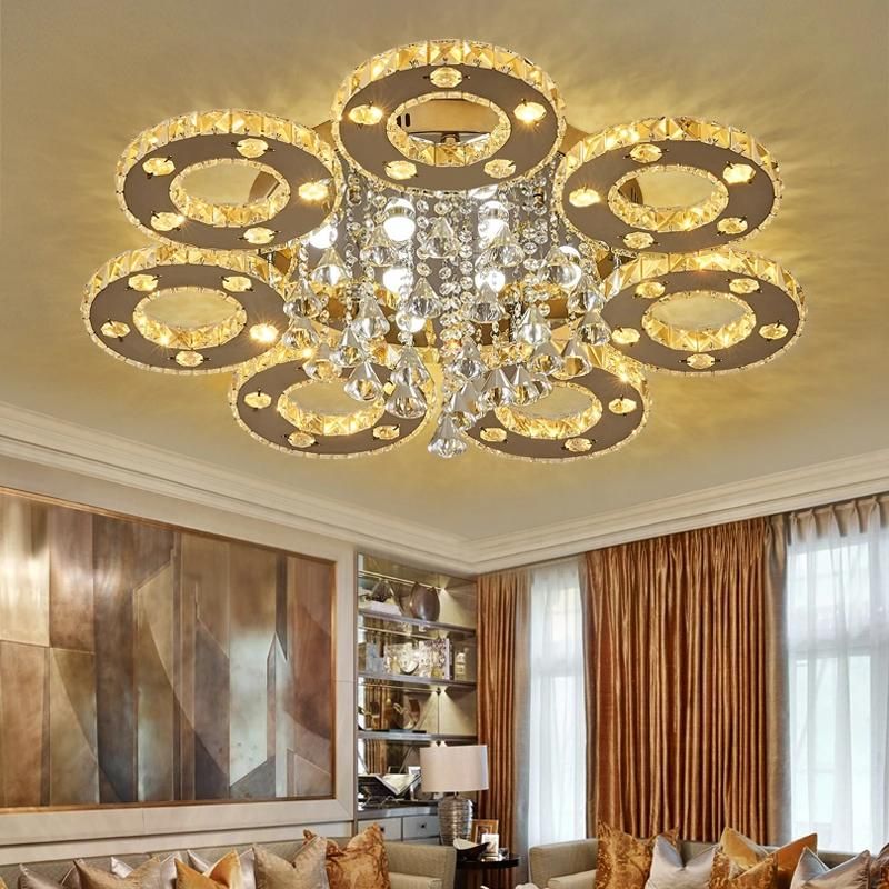 Unusual Crystal Ceiling Lights Fixtures for Indoor Home Lamp Decoration (WH-CA-16)