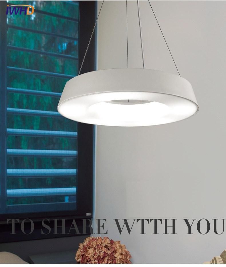 Modern White Pendant Lights Home Peder Prism Design Contemporary Pendant Light (WH-AP-354)