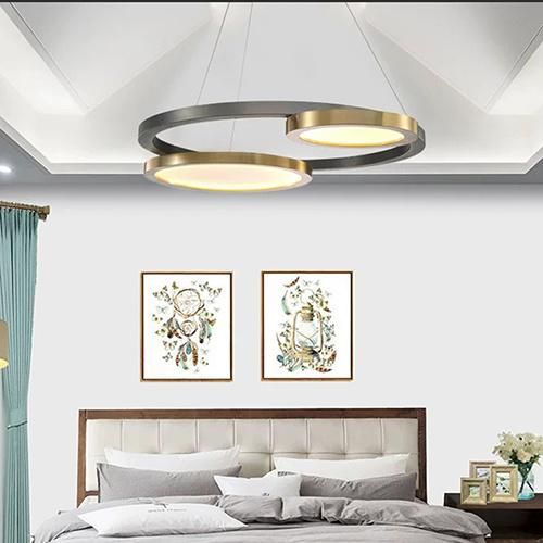 Modern Pendant Light LED Aluminum Black Color for Home Lighting Decoration