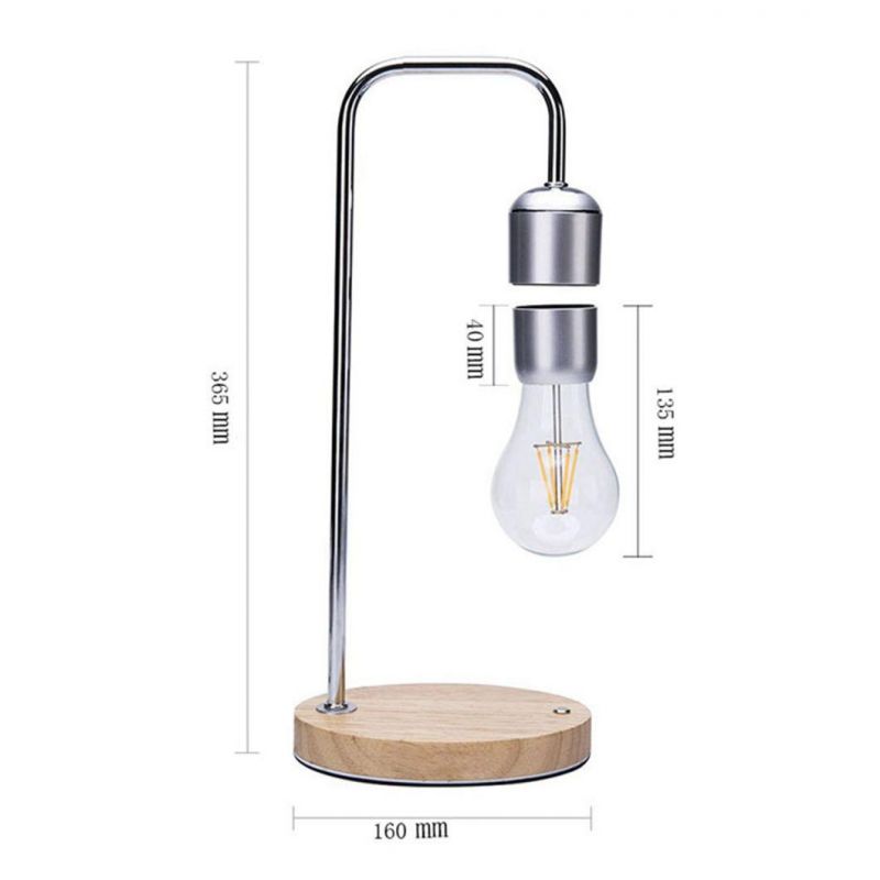 Jlt-9426 Magnet Levitation Table Lamp Floating with Wireless Charging Base Magnetic Levitation Bulb Levitating Lamp