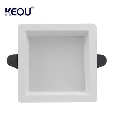 LED Lights Downlight 9W Square PC Aluminum Recessed LED Downlight