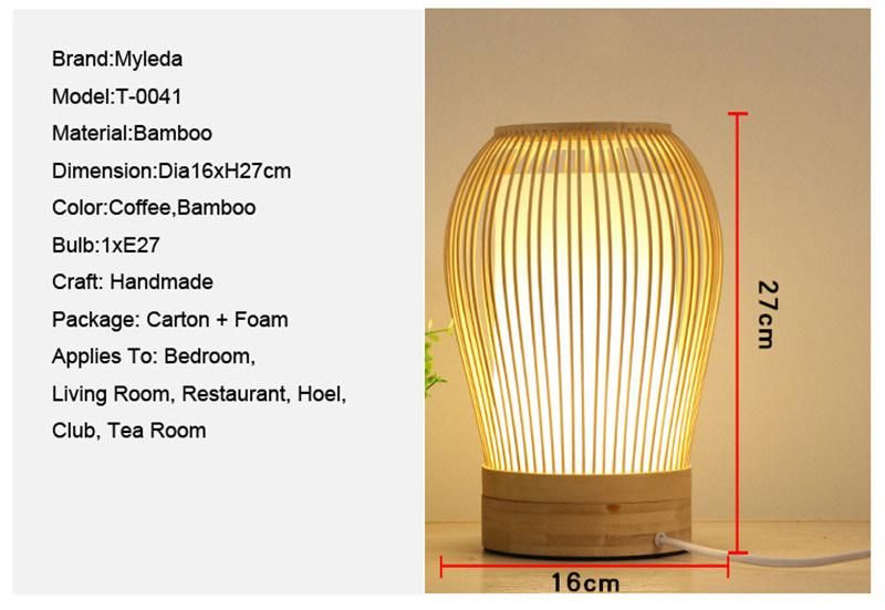Restaurant Classical Design Lantern Bedroom Beside LED Table Light