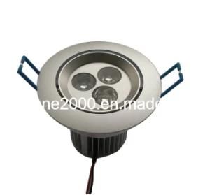 Unique Designed 3X1w Ra&gt;80 Dimmable LED Ceiling Light