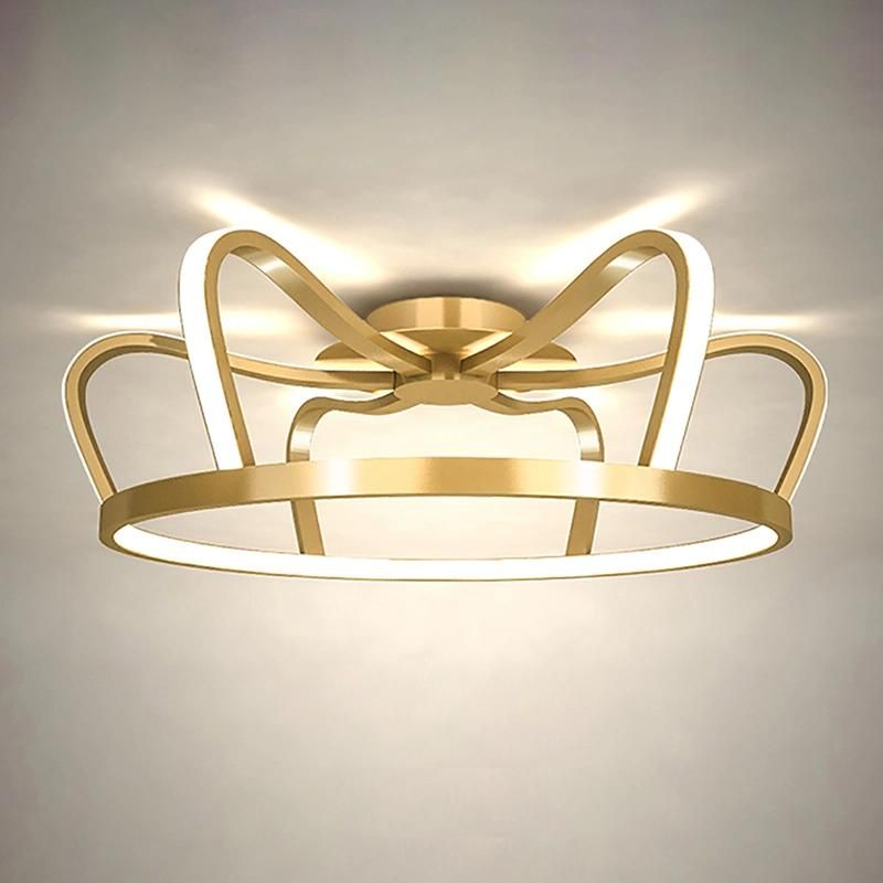 Bedroom Ceiling Light Crown Children Room Light Creative Personality LED Lamp