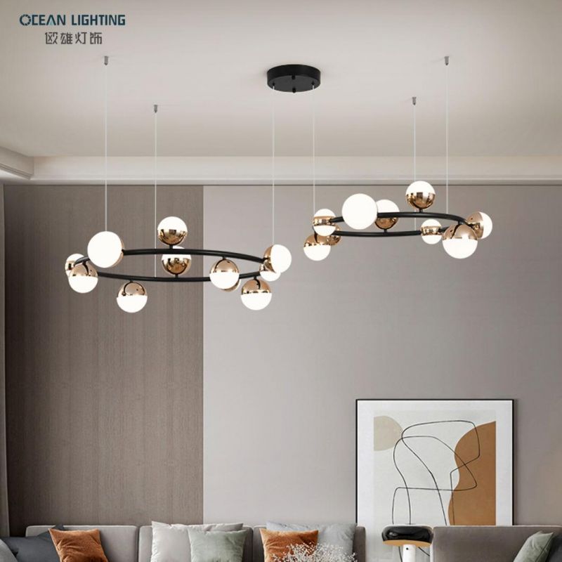 Ocean Lighting Wholesal Manufacturers LED Crystal Chandelier Ceiling Light